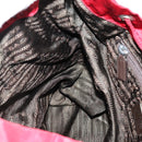 PRADA Backpack Nylon Red Silver Auth 154157-23