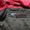 PRADA Backpack Nylon Red Silver Auth 154157-24