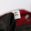 PRADA Backpack Nylon Red Silver Auth 154157-12