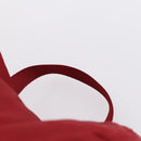 PRADA Backpack Nylon Red Silver Auth 154157-14