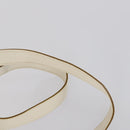 Salvatore Ferragamo Backpack Leather White Gold Auth 154163-10