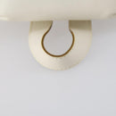 Salvatore Ferragamo Backpack Leather White Gold Auth 154163-7