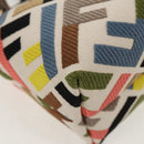 FENDI Zucca Canvas Mini By The Way Hand Bag 2way Multicolor Gold Auth 154164M-12