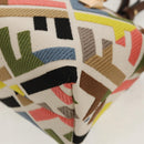 FENDI Zucca Canvas Mini By The Way Hand Bag 2way Multicolor Gold Auth 154164M-13