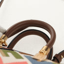FENDI Zucca Canvas Mini By The Way Hand Bag 2way Multicolor Gold Auth 154164M-8