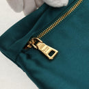 PRADA Pouch Satin Purple Gold Auth 154166M-16