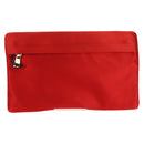 PRADA Pouch Satin Purple Gold Auth 154166M-19