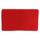 PRADA Pouch Satin Purple Gold Auth 154166M-20