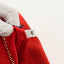 PRADA Pouch Satin Purple Gold Auth 154166M-29