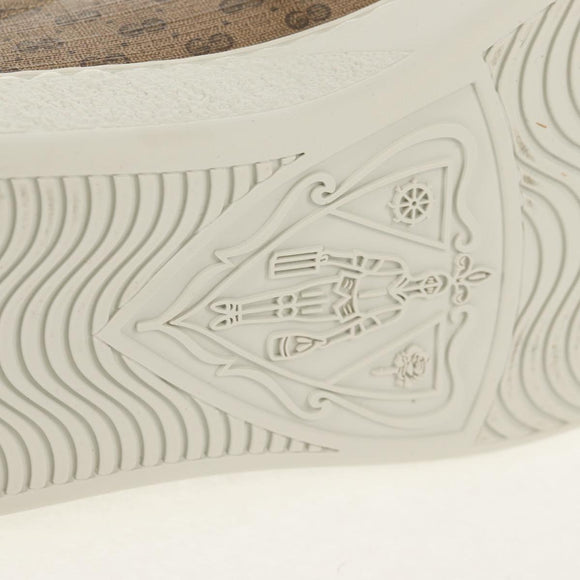 GUCCI Micro GG Canvas Disney Collaboration Sneakers Beige Auth 154167M