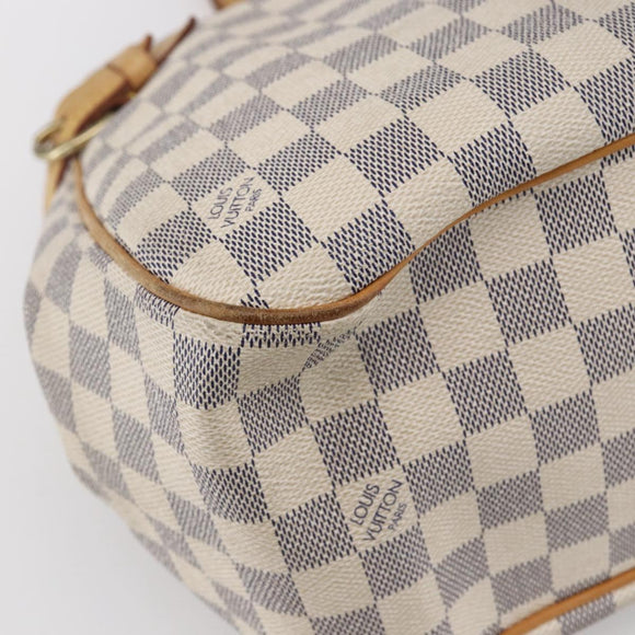 LOUIS VUITTON Damier Azur Batignolles Horizontal Tote Bag N48172 LV Auth 154170