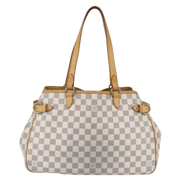 LOUIS VUITTON Damier Azur Batignolles Horizontal Tote Bag N48172 LV Auth 154170