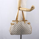 LOUIS VUITTON Damier Azur Batignolles Horizontal Tote Bag N48172 LV Auth 154170-21