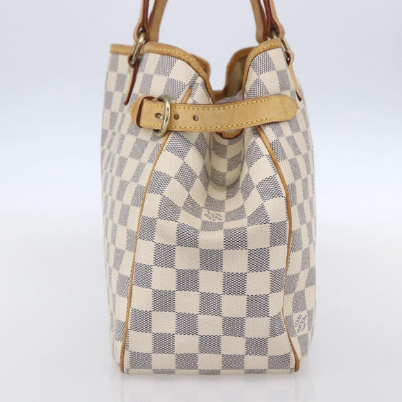 LOUIS VUITTON Damier Azur Batignolles Horizontal Tote Bag N48172 LV Auth 154170