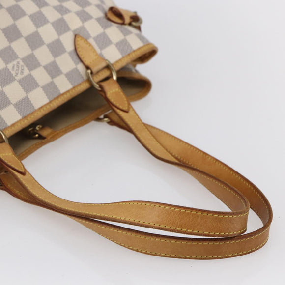 LOUIS VUITTON Damier Azur Batignolles Horizontal Tote Bag N48172 LV Auth 154170