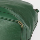 LOUIS VUITTON Epi Noe Shoulder Bag Green M44004 LV Auth 154171-16