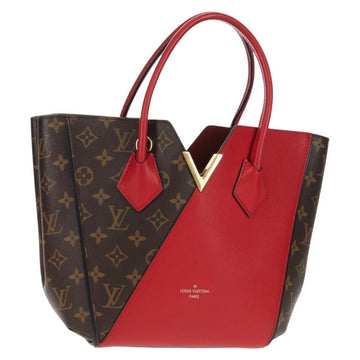 LOUIS VUITTON Monogram Kimono PM Hand Bag 2way Red M41856 LV Auth 154172V