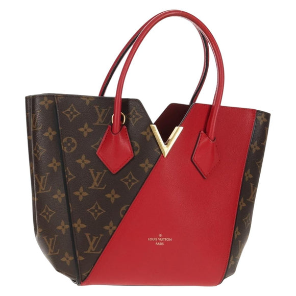LOUIS VUITTON Monogram Kimono PM Hand Bag 2way Red M41856 LV Auth 154172V