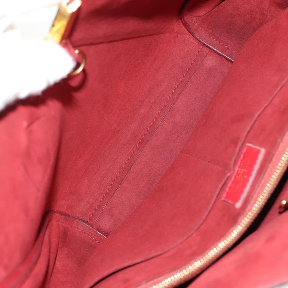 LOUIS VUITTON Monogram Kimono PM Hand Bag 2way Red M41856 LV Auth 154172V