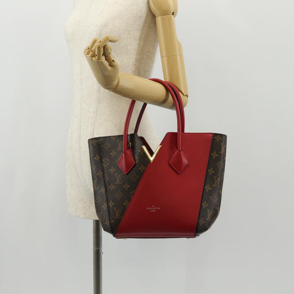 LOUIS VUITTON Monogram Kimono PM Hand Bag 2way Red M41856 LV Auth 154172V