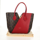 LOUIS VUITTON Monogram Kimono PM Hand Bag 2way Red M41856 LV Auth 154172V-12
