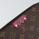 LOUIS VUITTON Monogram Totem Zippy Wallet Purple Red blue M61364 LV Auth 154173-17