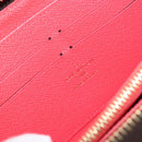 LOUIS VUITTON Monogram Totem Zippy Wallet Purple Red blue M61364 LV Auth 154173-18