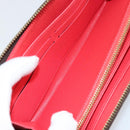 LOUIS VUITTON Monogram Totem Zippy Wallet Purple Red blue M61364 LV Auth 154173-20