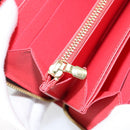 LOUIS VUITTON Monogram Totem Zippy Geldbörse Lila Rot Blau M61364 LV Auth 154173-21