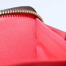 LOUIS VUITTON Monogram Totem Zippy Wallet Purple Red blue M61364 LV Auth 154173-11