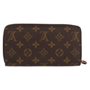 LOUIS VUITTON Monogram Totem Zippy Wallet Purple Red blue M61364 LV Auth 154173-2
