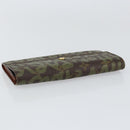LOUIS VUITTON Graffiti Porte Monnaie Credit Wallet Khaki M92188 Auth 154174V-5
