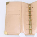 LOUIS VUITTON Multicolor Agenda PM Day Planner Cover Black R20895 LV Auth 154177-14