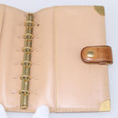 LOUIS VUITTON Multicolor Agenda PM Day Planner Cover Black R20895 LV Auth 154177-15