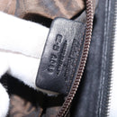 Salvatore Ferragamo Gancini Hand Bag Leather Black Silver Auth 154190-12