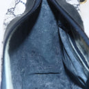 GUCCI GG Supreme Sherry Line Shoulder Bag PVC Navy Gold 10 12 3840 Auth 154192-20