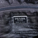 PRADA Hand Bag Nylon Green Silver Auth 154193-20