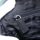 PRADA Hand Bag Nylon Green Silver Auth 154193-21