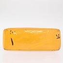 LOUIS VUITTON Monogram Vernis Wilshire PM Bag Jaune Passion M91725 Auth 154194-6