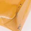 LOUIS VUITTON Monogram Vernis Wilshire PM Bag Jaune Passion M91725 Auth 154194-17