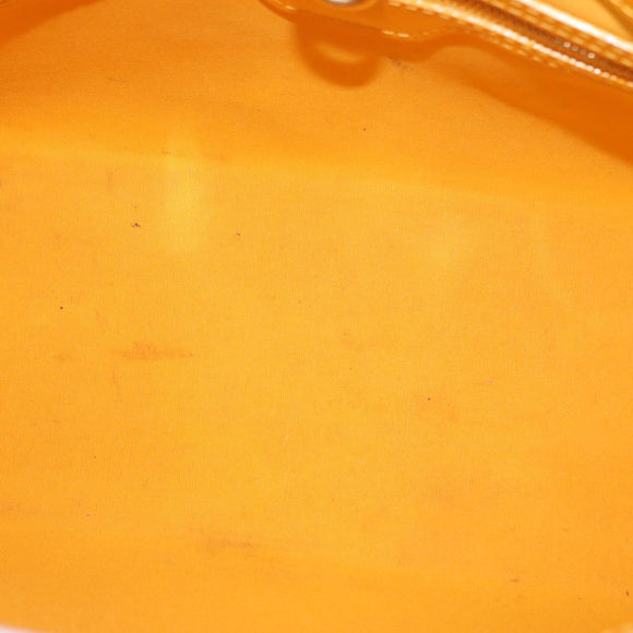 LOUIS VUITTON Monogram Vernis Wilshire PM Bag Jaune Passion M91725 Auth 154194