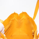 LOUIS VUITTON Monogram Vernis Wilshire PM Bag Jaune Passion M91725 Auth 154194-21