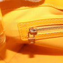 LOUIS VUITTON Monogram Vernis Wilshire PM Bag Jaune Passion M91725 Auth 154194-23