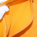 LOUIS VUITTON Monogram Vernis Wilshire PM Bag Jaune Passion M91725 Auth 154194-24