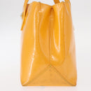 LOUIS VUITTON Monogram Vernis Wilshire PM Bag Jaune Passion M91725 Auth 154194-3