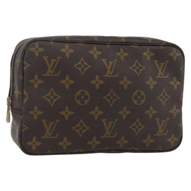 LOUIS VUITTON Monogram Trousse Toilette 23 Clutch Bag M47524 LV Auth 154196