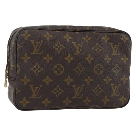 LOUIS VUITTON Monogram Trousse Toilette 23 Clutch Bag M47524 LV Auth 154196
