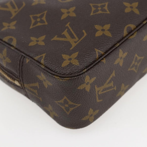 LOUIS VUITTON Monogram Trousse Toilette 23 Clutch Bag M47524 LV Auth 154196