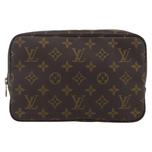 LOUIS VUITTON Monogram Trousse Toilette 23 Clutch Bag M47524 LV Auth 154196