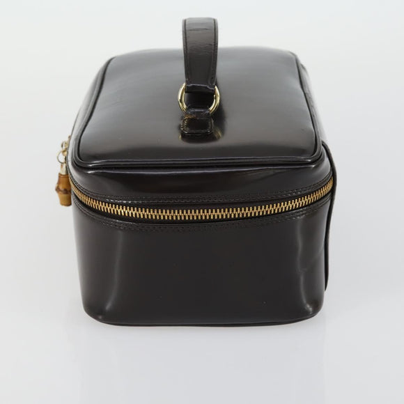 Salvatore Ferragamo Gucci Bamboo Bag Suede leather 2 Set Black Brown Auth 154197